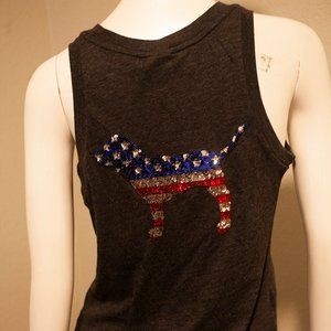 PINK Victoria's Secret Bling USA Tank